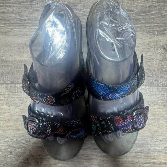 Dansko Sophie Rainbow Leather Slide Low Heel Shoe Women's Size EU 39 - Picture 2 of 7